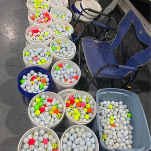 Used Golf Ball assortment-25 balls
