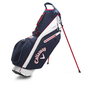 Callaway Golf 2020 Fairway C Slim Stand Bag-Navy-Red-Flag