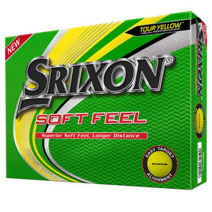 Srixon 2021 Soft Feel Golf Ball-Yellow-Dozen