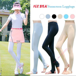 Black, Red, Navy Blue, White Lady Sunscreen Pants