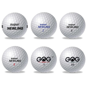 Black, Blue GOG-Brand Golf Ball 