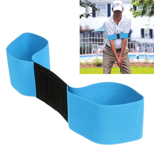 Blue & Black Swing Trainer Elastic Arm Band Belt