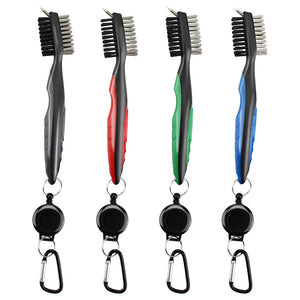 Red, Black, Blue, Green Golf Groove Cleaning Brush