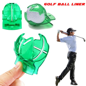 Green Transparent Golf Ball Clip