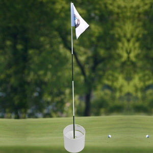 White Plastic Golf Hole Cup
